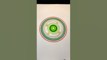 ASMR Spirograph Drawing | Satisfying Spirals for Relaxation! #art #shorts #spirograph #satisfying