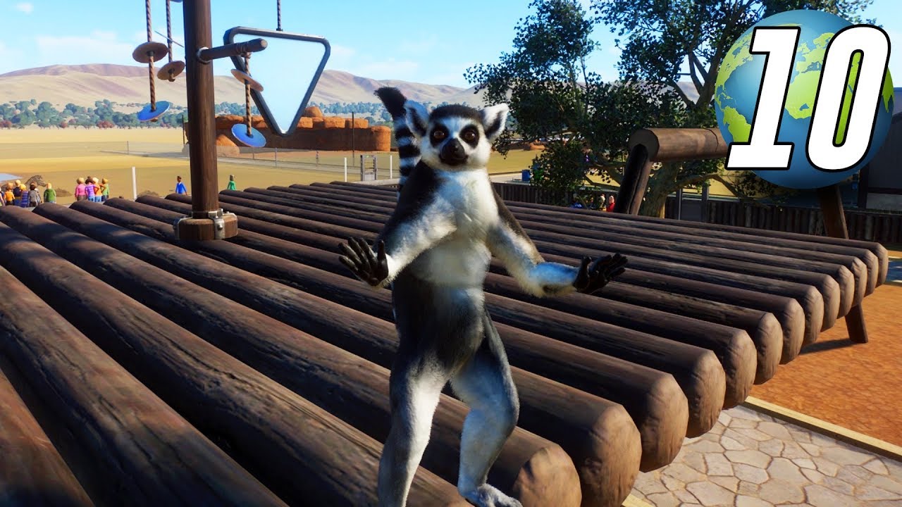 Planet Zoo Beta - Part 10 - LEMUR HABITAT! - YouTube