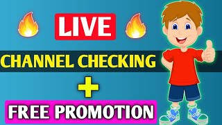 Get 150 subscribe Free | Live channel checking and free promotion | free promotion🎉❤️🎁
