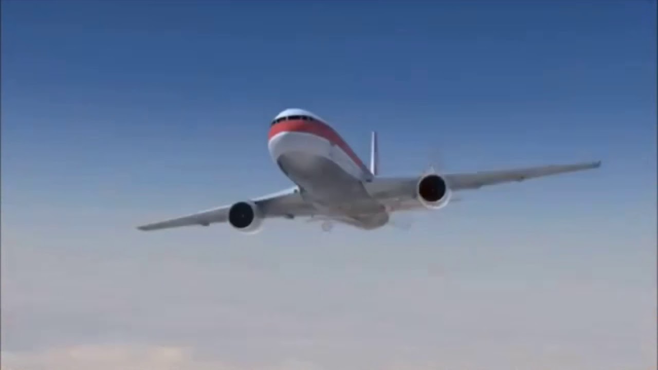 Air Canada Airways Flight 143 - Landing Animation - YouTube