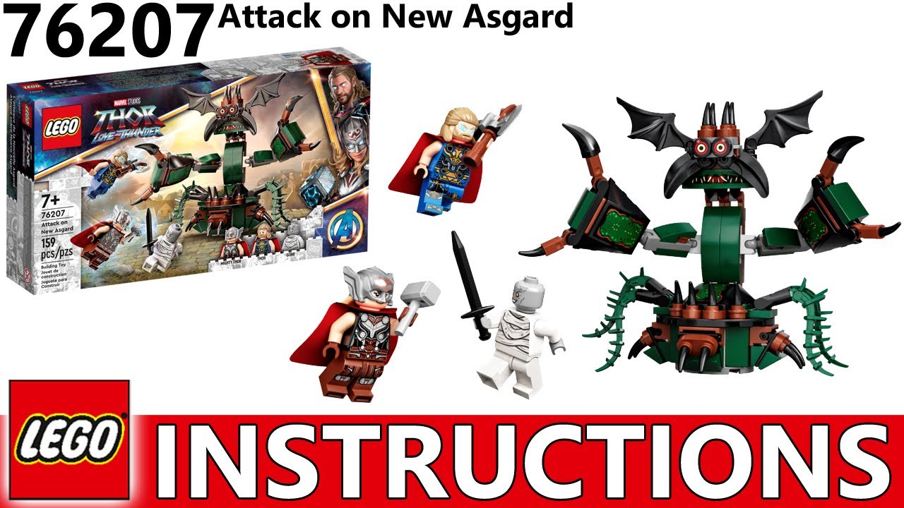 How to Build LEGO 76207 Attack on New Asgard 2022 | LEGO Marvel