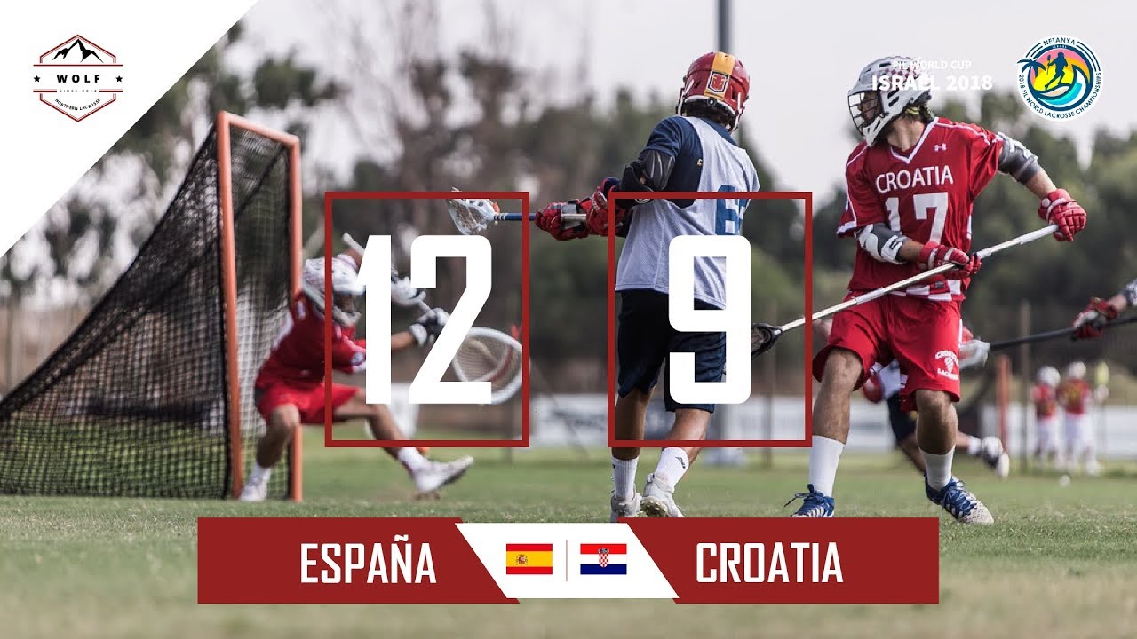 España lacrosse Netanya 2018 | Partido 2 contra Croacia | Wolf