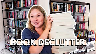 BOOK DECLUTTER 📚✨| purging/reorganizing my bookshelves + simplifying children’s books