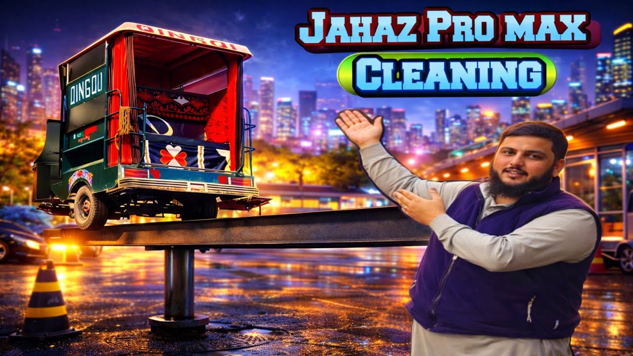 Full Cleaning Service of My Rickshaw | Jahaz Pro Max Complete Wash & Maintenance Vlog |Sobi Bukhari