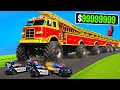 $1 to $1,000,000 Long Fire Truck in GTA 5