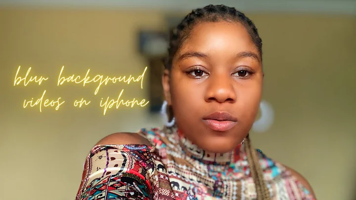 HOW TO SHOOT VIDEO WITH BLUR BACKGROUND IN IPHONE | HOW TO GET A BLURRY BACKGROUND ON IPHONE VIDEO