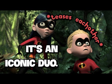 Dash & Violet Parr being siblings for almost 5 minutes straight ❤️‍🔥