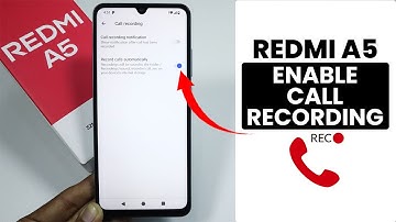 How to Record Calls in Redmi A5 - Call Recording Setting
