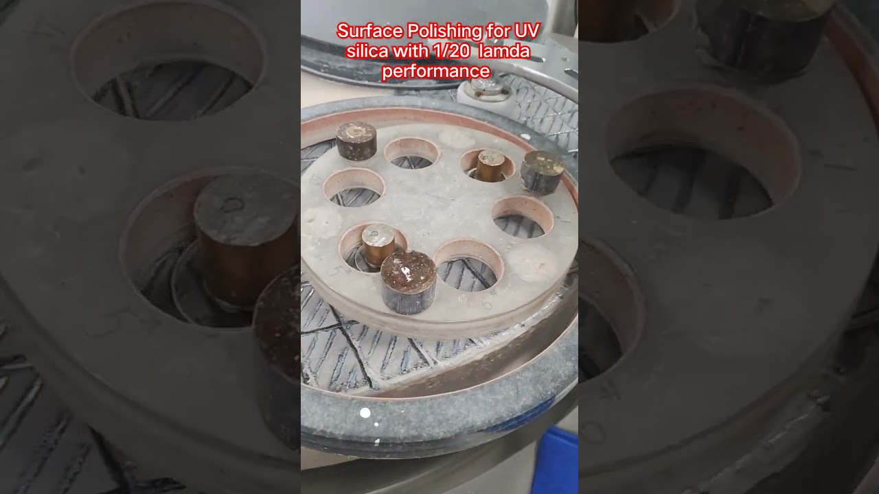 F Silica single side polish by Shape Optics Technologies