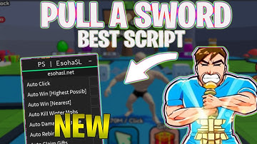 *NEW* Pull a Sword Script (PASTEBIN 2024) (INF POWER, AUTOFARM, BOSS FARM, EGG HATCH)