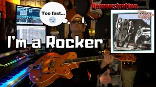 【ロカビリー】Stray Cats - I&#39;m a Rocker - Brian Setzer Guitar Cover【rockabilly】