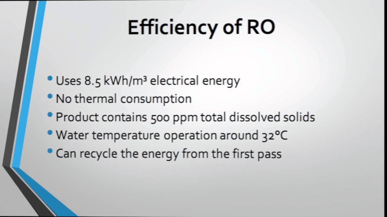 Desalination of Water: A Comparitive Study of Reverse Osmosis and Mutistage Flash Distillation