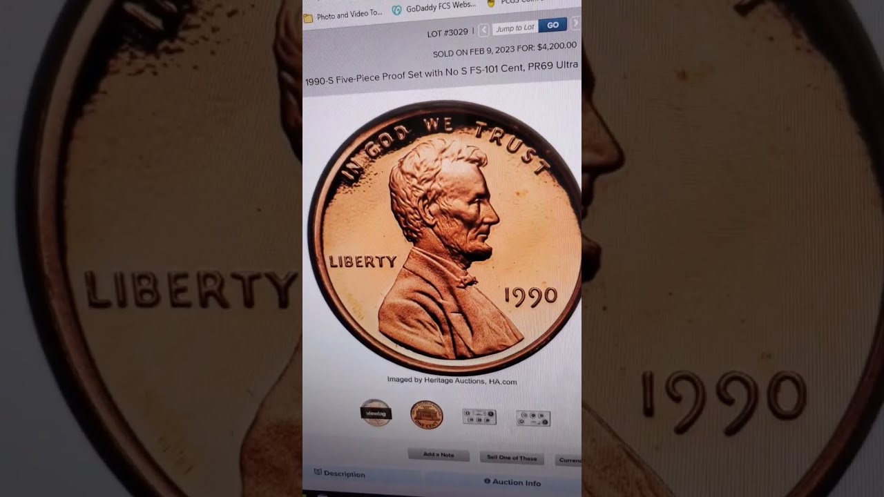  4200 RARE Cent Found In Proof Set SOLD Coincollecting Rarecoins Coin Varietycoins LINCOLNCENT