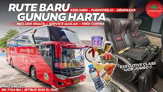 Download Lagu BUS PENDATANG BARU DI JALUR KEBUMEN-PURWOREJO-DENPASAR‼️😍 Trip Po Gunung Harta 7134 Part 1 MP3