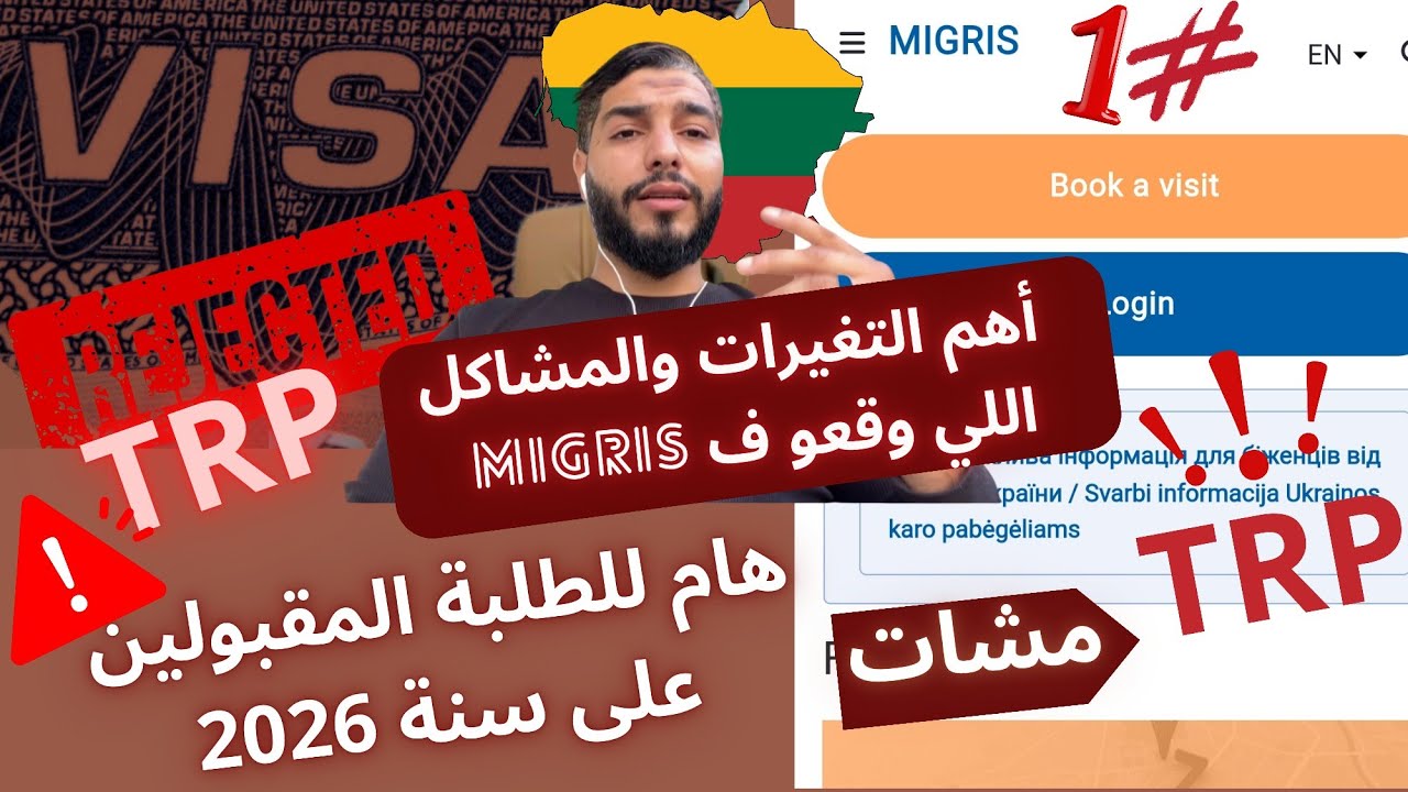 الحقيقة المرة : ف 2026 ،كطالب باغي يقرا ف ليتوانيا ،لابد تعرف  التغيرات والمشاكل اللي وقعو ف(Migris)
