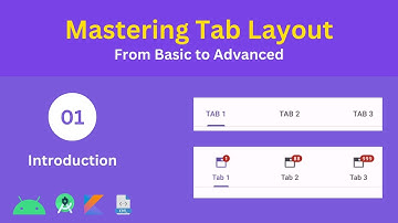 Intro to Material Tab Layout | Mastering Tab Layout | Tranquilly Coding