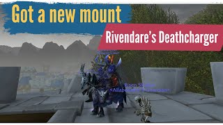 Showing off  - Rivendares Deathcharger | World of Warcraft | Dragonflight