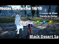 NOTAS DE PARCHE 18/10 ! TIENDA DE PERLAS! BLACK DESERT SA