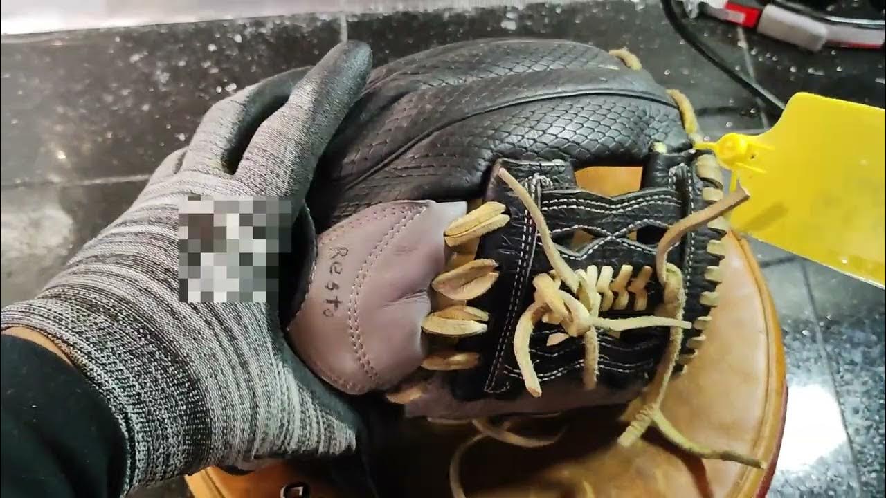 Baseball Glove Break in Comparison 2 YouTube