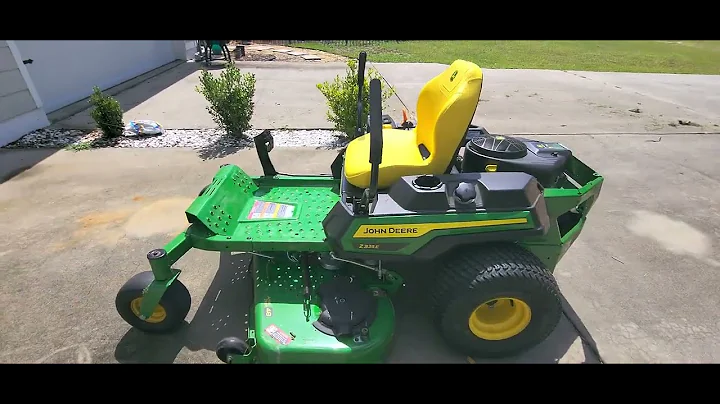 Ep 1. TOP Review and How to for NEW John Deere ZTrak 325E Zero Turn Mower