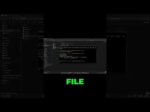 Adding and committing Files to Git (Step by Step) #git #tutorial #programming
