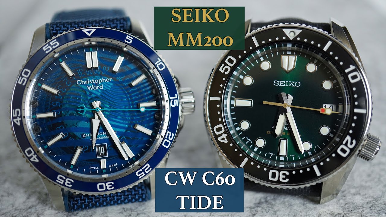 How does a Seiko hold up against a comparable Christopher Ward? - SPB207J1  & C60 Tide Prototype - YouTube