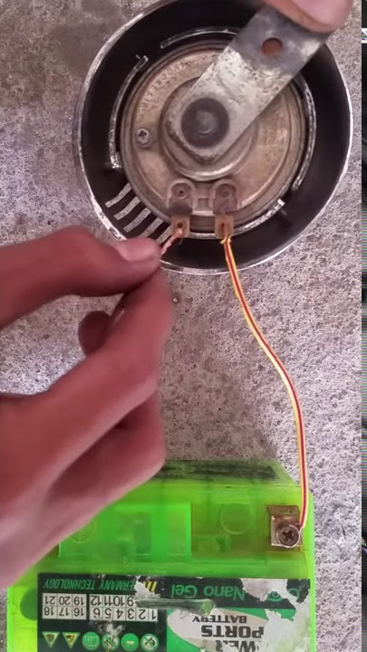cara mengecek klakson montor menggunakan aki.