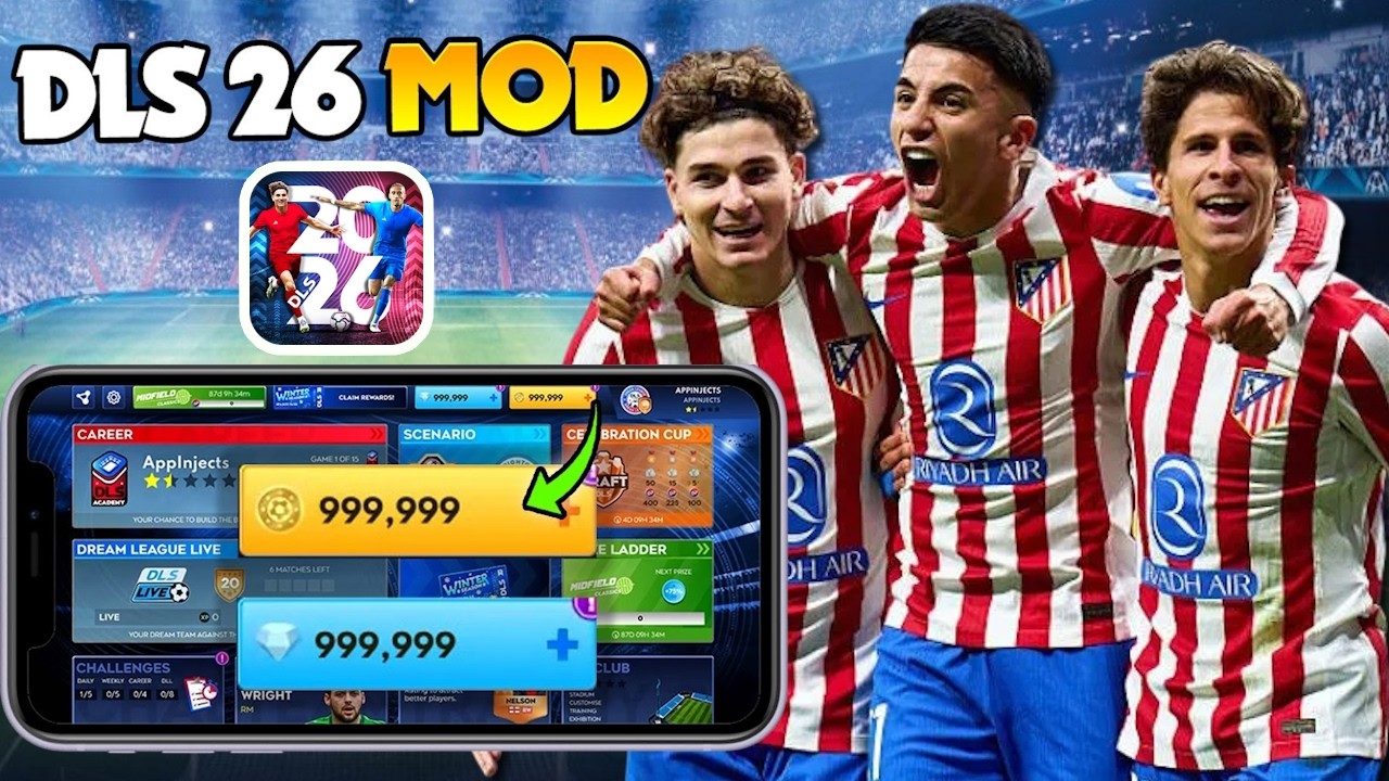DLS 26 Hack/MOD APK iOS & Android - How to Get Unlimited Money, Diamonds, Cash 2026 REVIEW