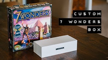 7 Wonders Board Game | Custom Downsized Box