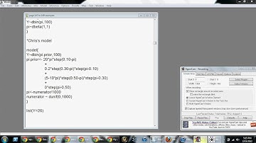 STA 421, example 14 using WINBUGS