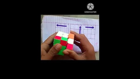 Magic trick to solve rubik