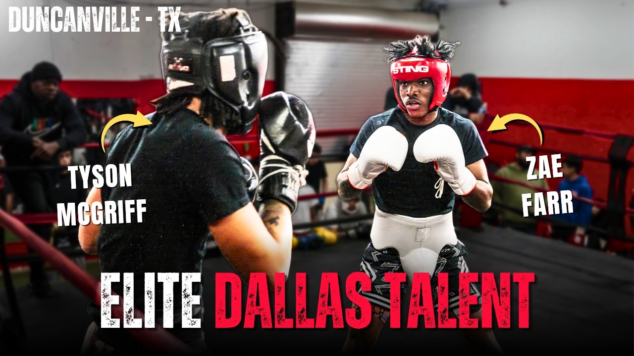 WHOA! HIGH LEVEL Dallas Amateur Boxers Face Off In Open Sparring!