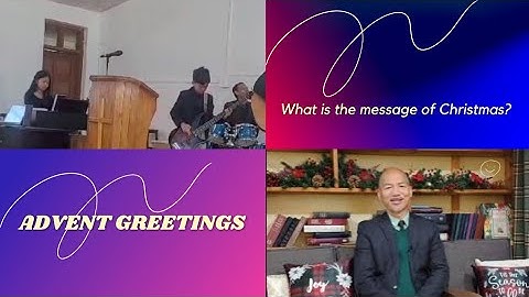 WHAT IS THE CHRISTMAS MESSAGE? | Advent Greetings | C.H.R.I.S.T.M.A.S. (With Lyrics)