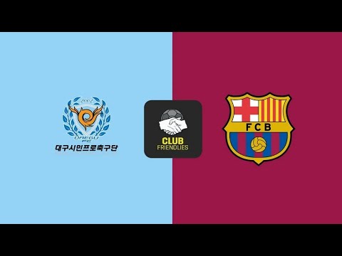 بت مباشر لمباراة برشلونة ضد دايغو الكوري الجنوبي مباراة ودية دولية في  2025