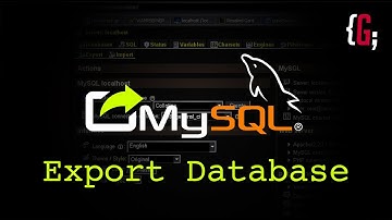 MySql - Exportar Base de Datos