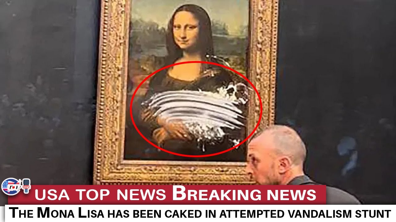 The Mona Lisa has been caked in attempted vandalism stunt