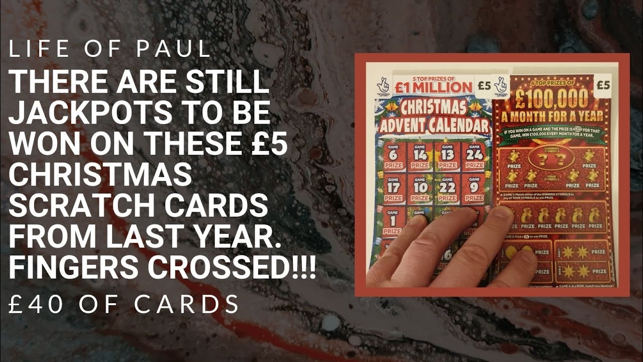 Merry Christmas Everyone. £40 of Scratch Cards from the National