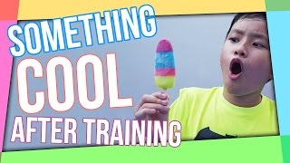 Something Cool, Something Popping After My Training New Paddle Pop Fruit Pop