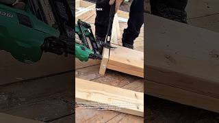 Nail Gun Hack Wins #ConstructionTips #Woodworking #Shorts