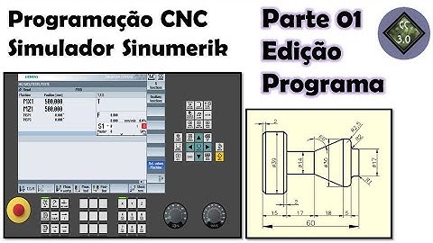 Introdução Simulador CNC - Siemens Sinumerik (Parte 01) Edição de Programa