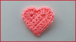 Простое вязаное Сердце. Вязание крючком / Crochet Heart