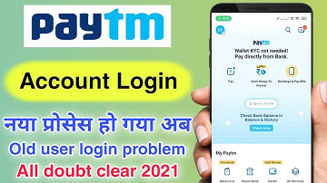 Paytm user login new process updates  | Paytm login problem solution