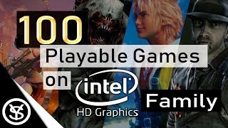 100 Juegos Jugables para Intel HD Graphics Family