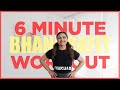 Bhangra workout at home  6 minutes fat burning cardio  bhangrafit  dj frenzy mix  all the way up