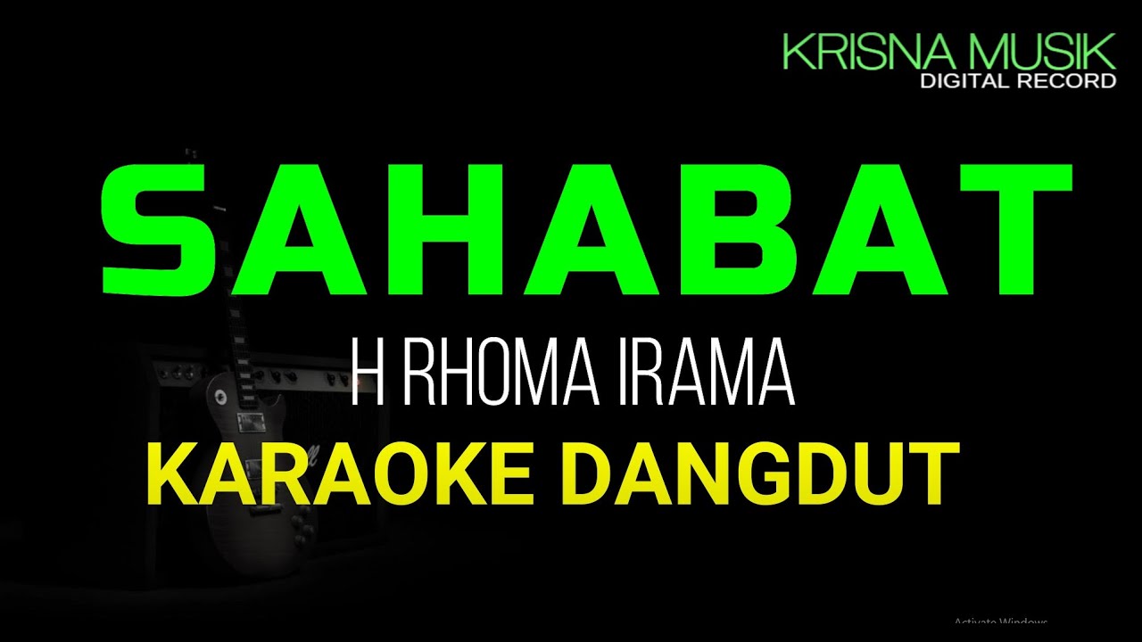 SAHABAT KARAOKE DANGDUT ORIGINAL HD AUDIO