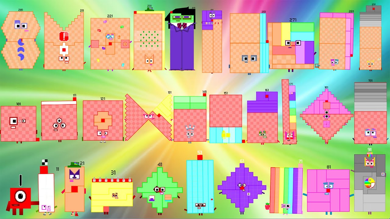 Jolly Numberblocks Band Retros 1's + 10 (Band Version)