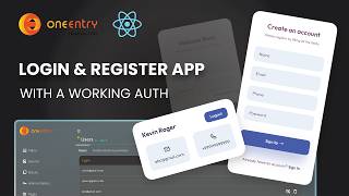 Login and Register App Using React and OneEntry Headless CMS