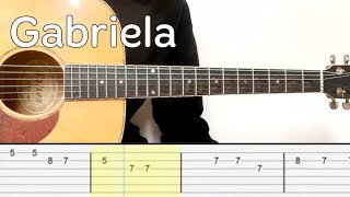Katseye  Gabriela easy Guitar Tutorial Tabs