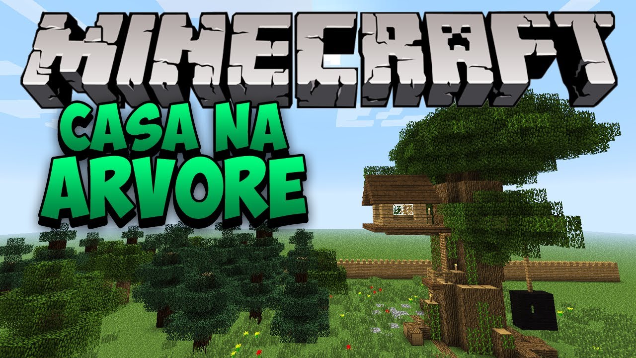 Minecraft - Como fazer uma Casa na Árvore (Rápido e Fácil) 