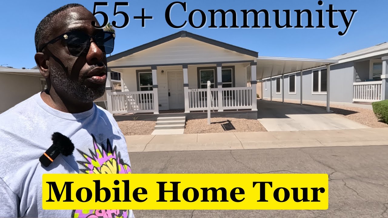 CHEAP & Affordable North Phoenix 55+ Mobile Home Community Tour